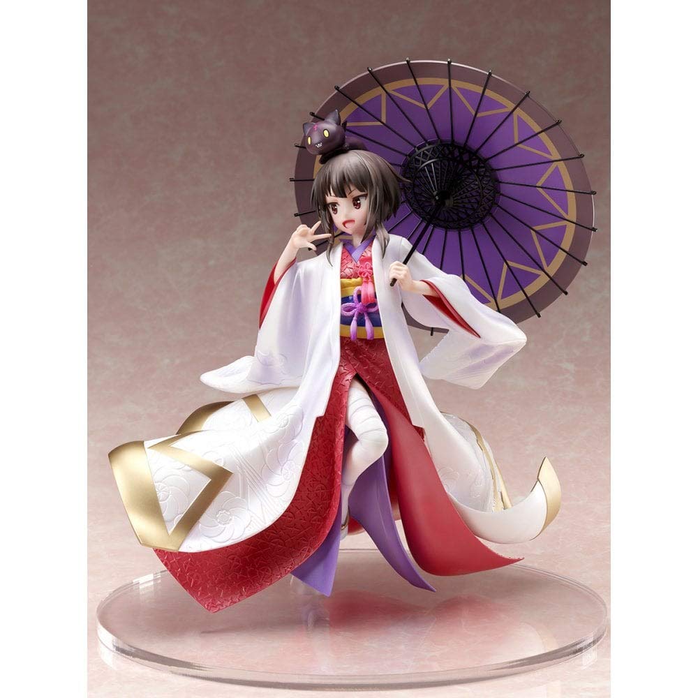 KonoSuba: Megumin (Shiromuku Version) 1:7 Scale Anime PVC Figure - Perfect for Anime Collections & Display
