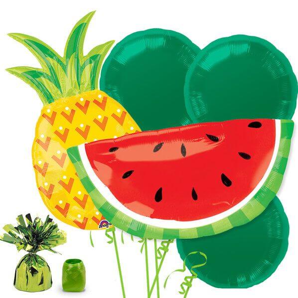 Fresh Watermelon Summer Fruit Balloon Bouquet - Perfect for Birthday Parties, Baby Showers & Summer Decorations