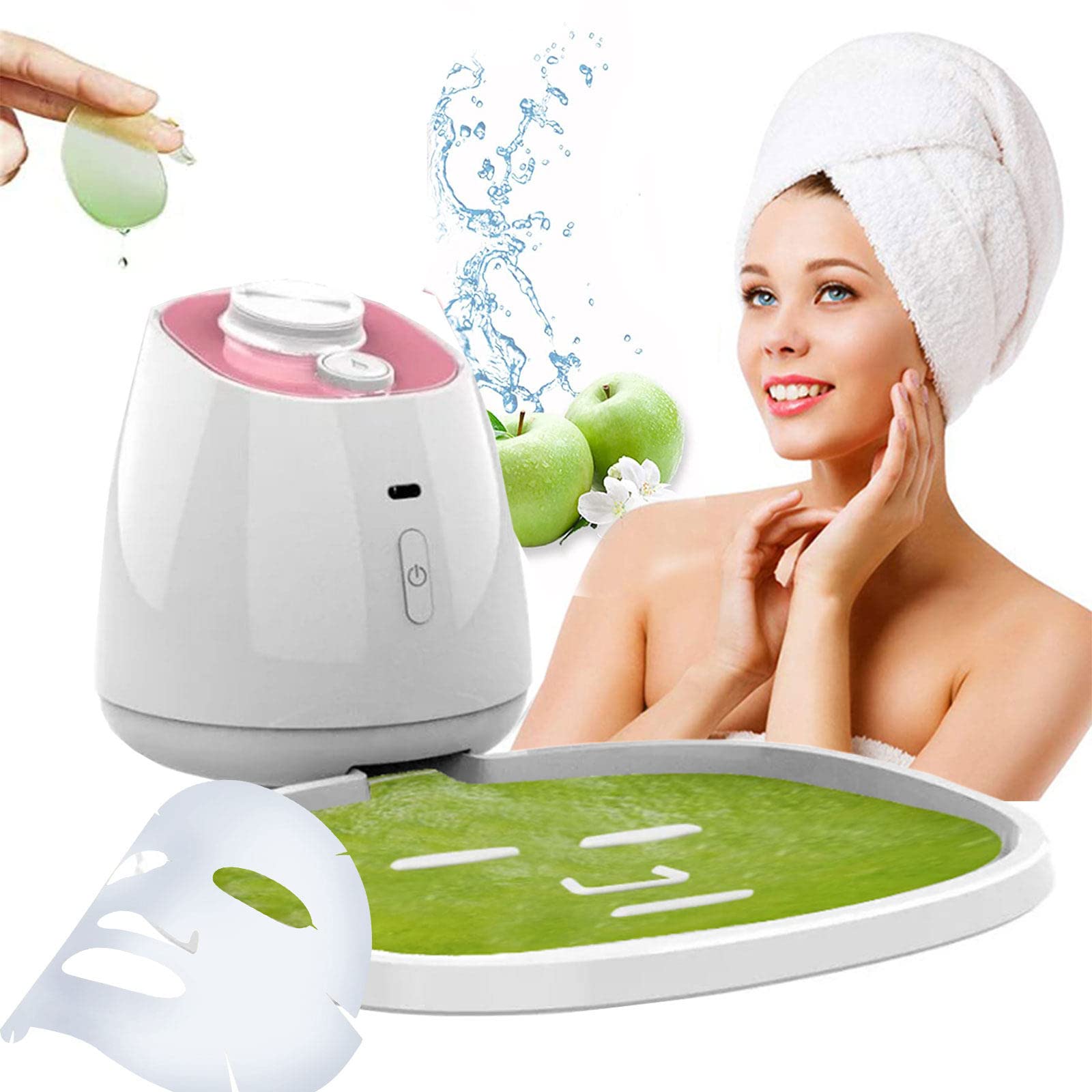 5-Minute DIY Face Mask Maker Machine | Natural Fruit & Vegetable Facial Mask Kit | 230V Skin Care & Beauty Tool for Home Spa & Relaxation