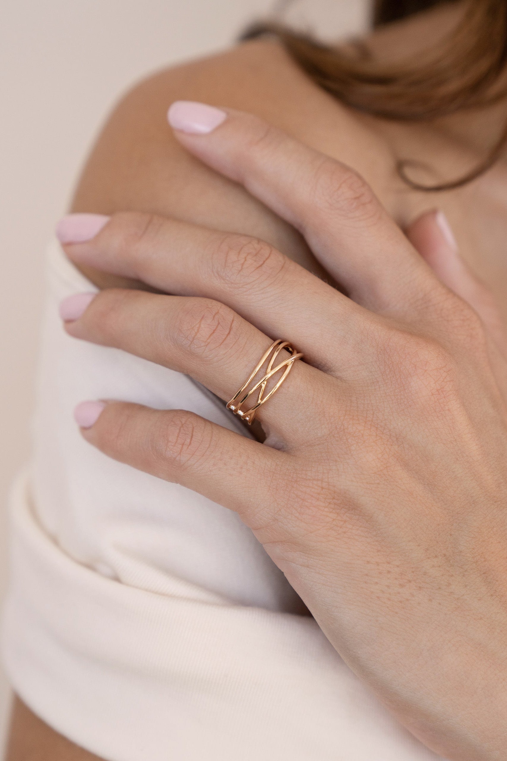 Easy Twist Rings for Women - Adjustable Spiral Stackable Rings Set - Perfect for Everyday Wear, Gifts & Layering