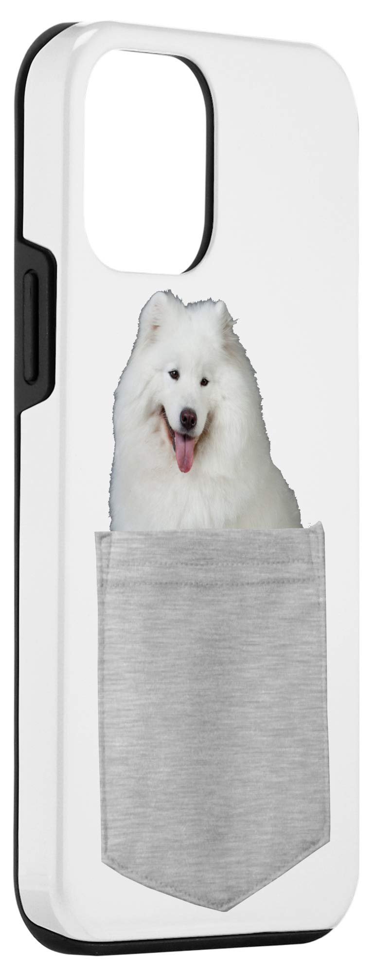iPhone 12 Mini Cute Samoyed Dog Design Protective Phone Case - Perfect for Pet Lovers, Outdoor Adventures & Daily Use