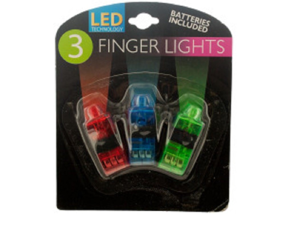 Glow in The Dark LED Finger Lights for Parties, Concerts & Raves - 10 Pack Colorful Light Up Finger Rings for Kids & Adults - Perfect for Halloween, Christmas & Nighttime Events