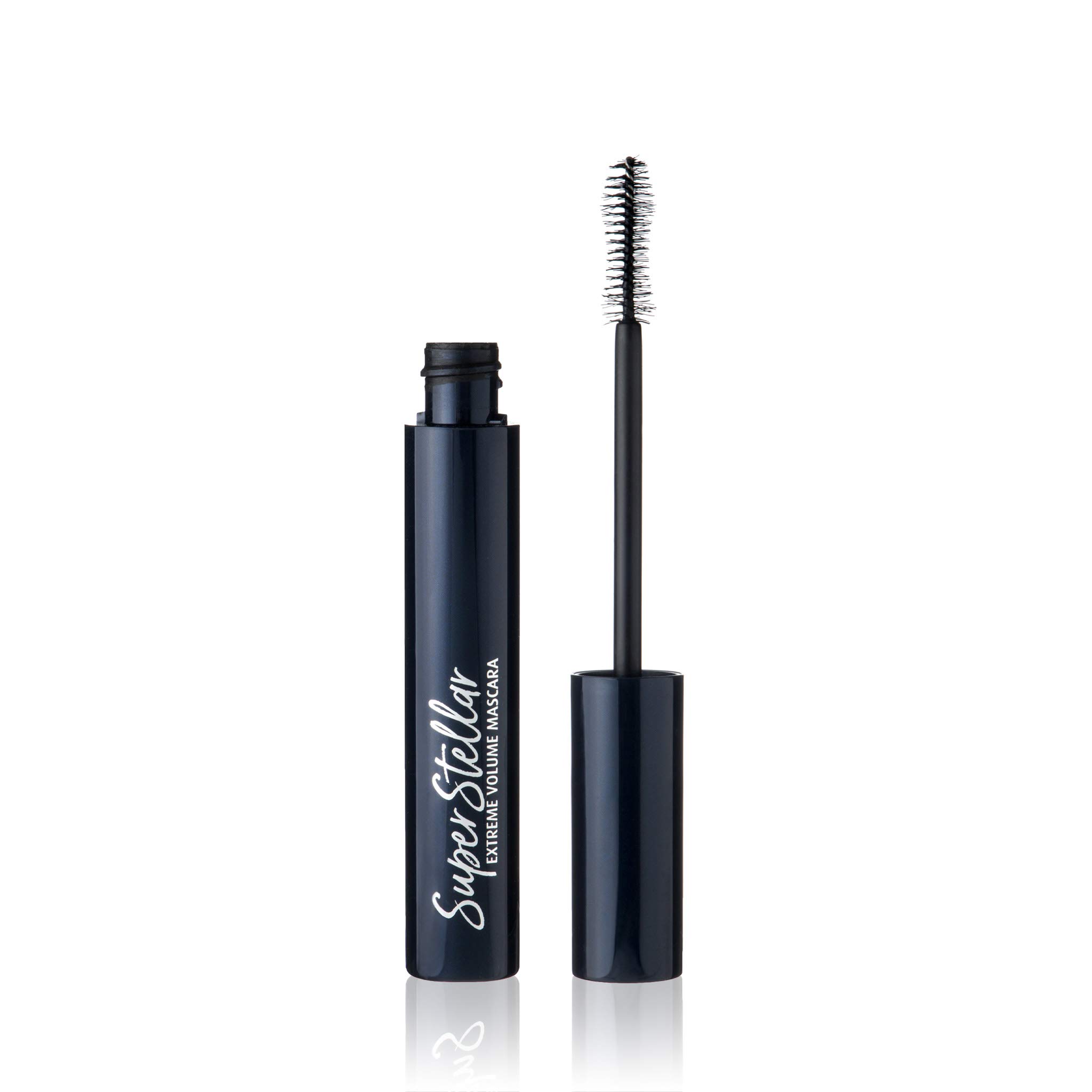 Lune+Aster Superstellar Extreme Volume Mascara - Black | Hourglass-Shaped Brush for Bold Lashes & Dramatic Volume | Perfect for Night Out, Date Night & Special Occasions