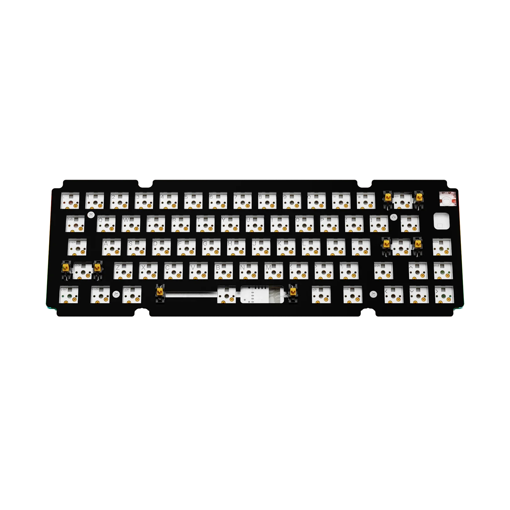 GMMK 3 65% Aluminum Switch Plate - Black ANSI Layout for Mechanical Keyboard | Perfect for Gaming, Typing & Custom Builds
