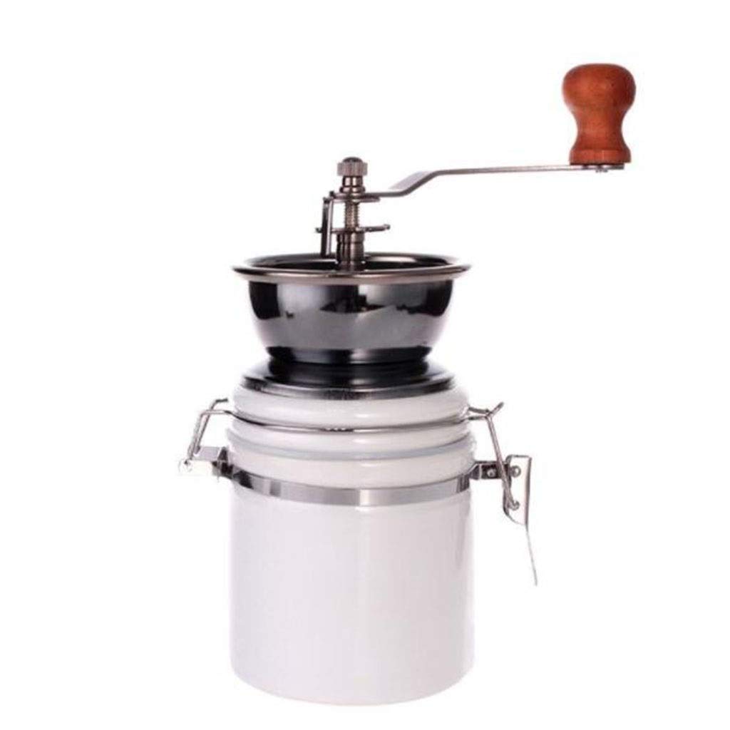 Premium Manual Coffee Grinder - Wooden Vintage Style Hand Mill for Coffee Beans & Spices | Perfect for Home, Camping & Travel Brewing