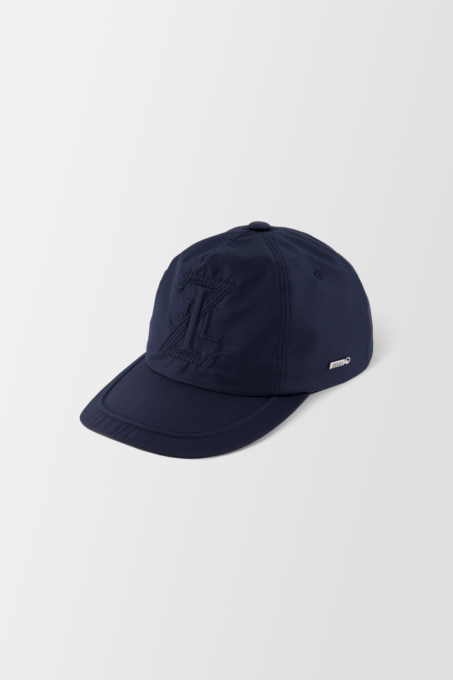 Zilli Navy Blue Baseball Cap for Men - Stylish Adjustable Visor Hat for Outdoor Sports, Golf, and Casual Wear