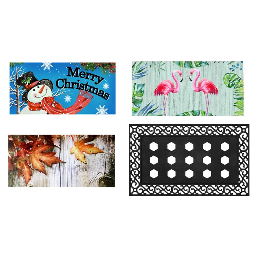 Seasonal Holiday Welcome Mat Set - 17.7