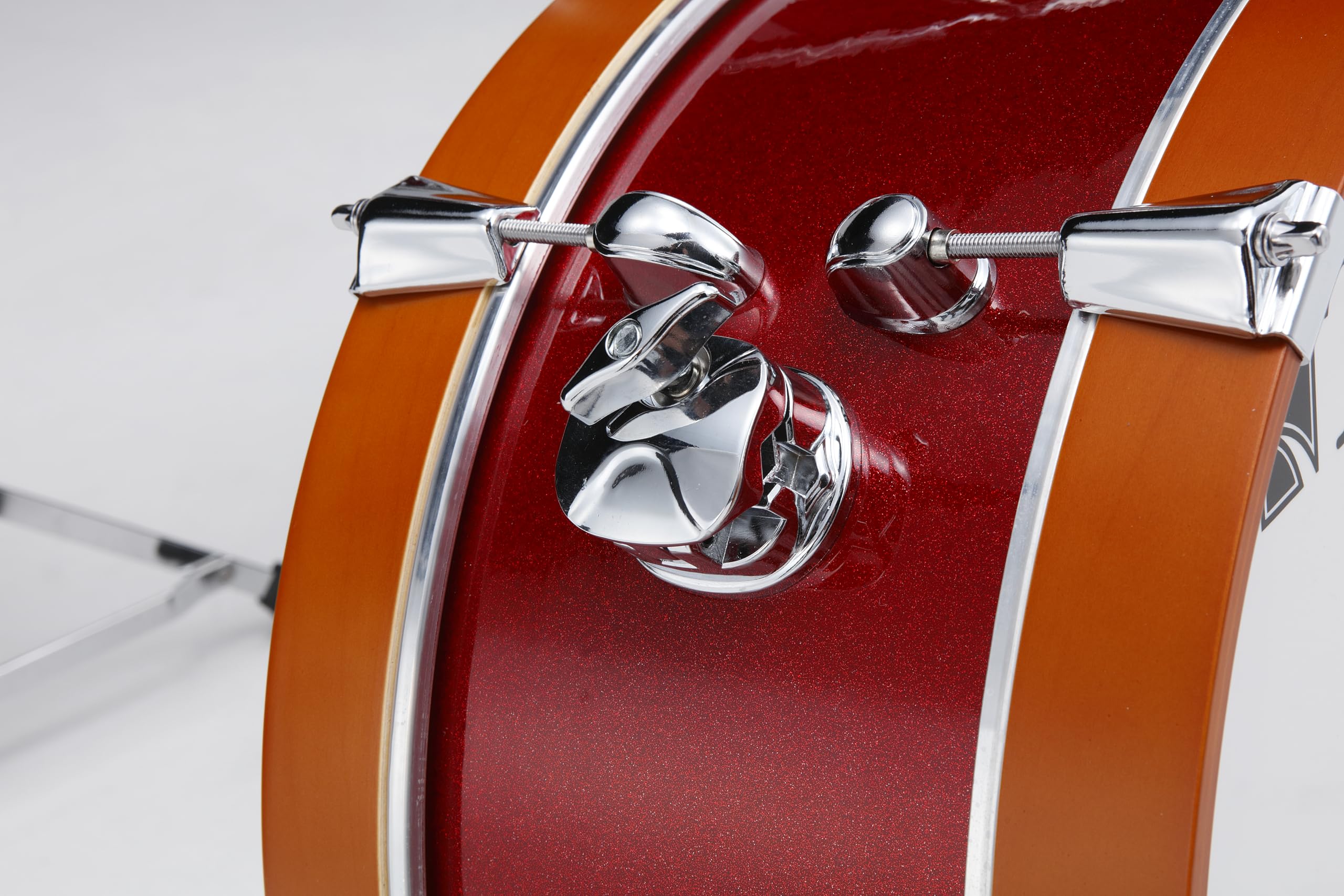 Tama Club-JAM Mini 2-Piece Drum Shell Pack - Candy Apple Mist Finish | Compact Drum Kit for Small Spaces, Practice, and Travel | Perfect for Home Studios, Apartment Drumming, and Portable Performances