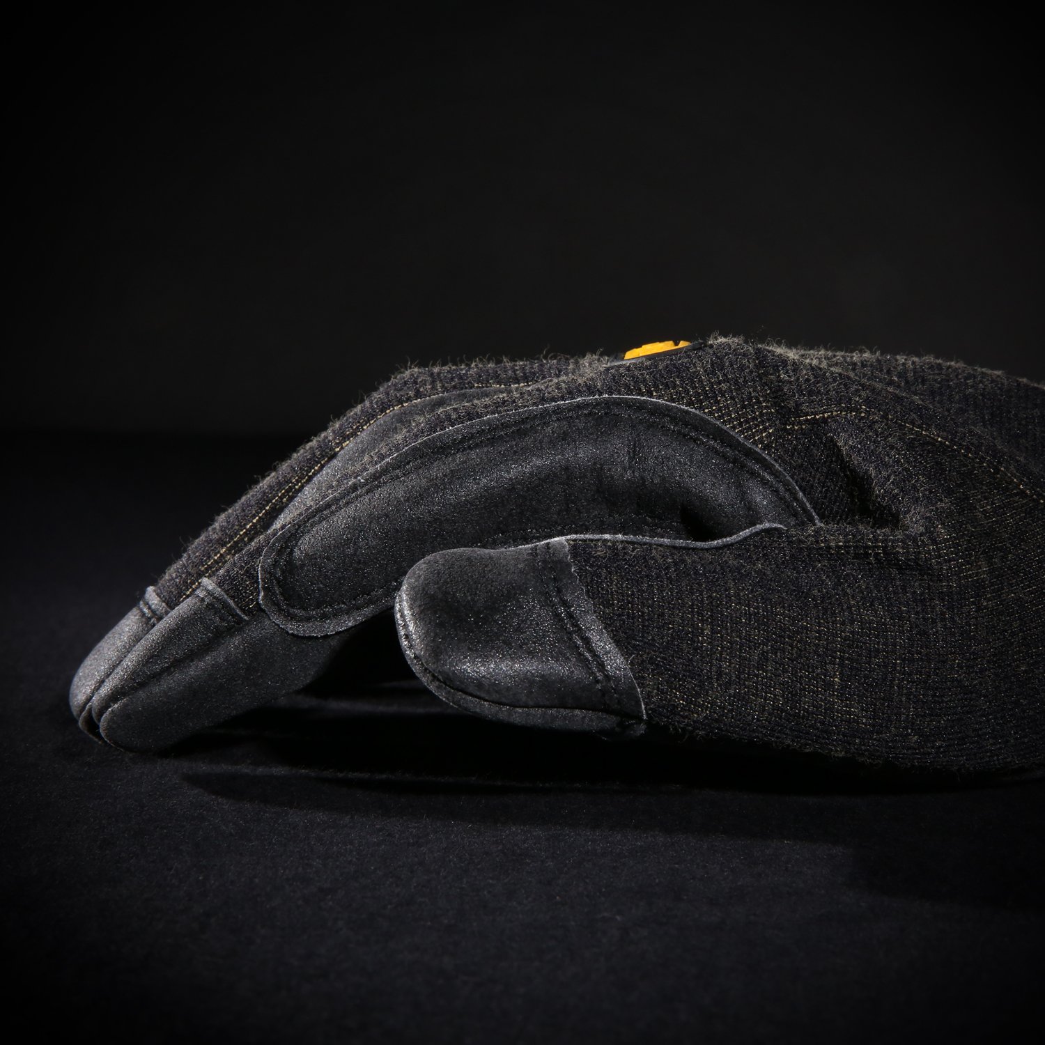 Heat & Cut Resistant Work Gloves - Ironclad HEATWORX REINFORCED, 450°F Palm Protection (1 Pair, Black) - Ideal for Welding, Grinding, Construction & Industrial Use