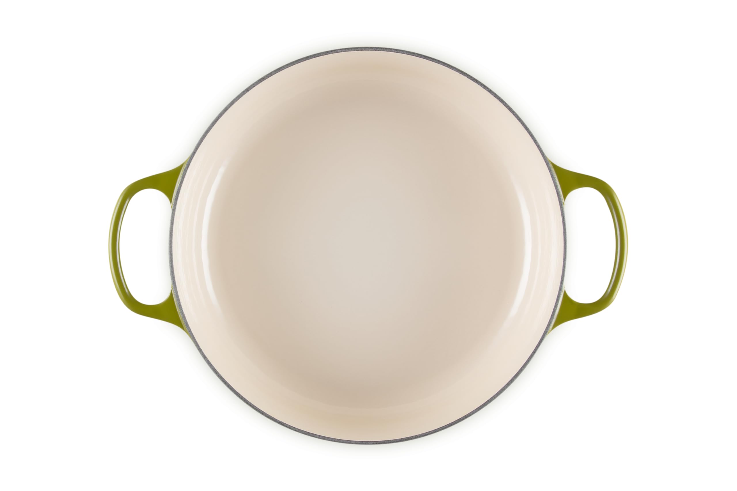 Le Creuset Signature Enameled Cast Iron Round Dutch Oven, 6.75 Quart (6.4L), Olive Green - Perfect for Braising, Roasting, Baking & Slow Cooking Soups, Stews & Bread