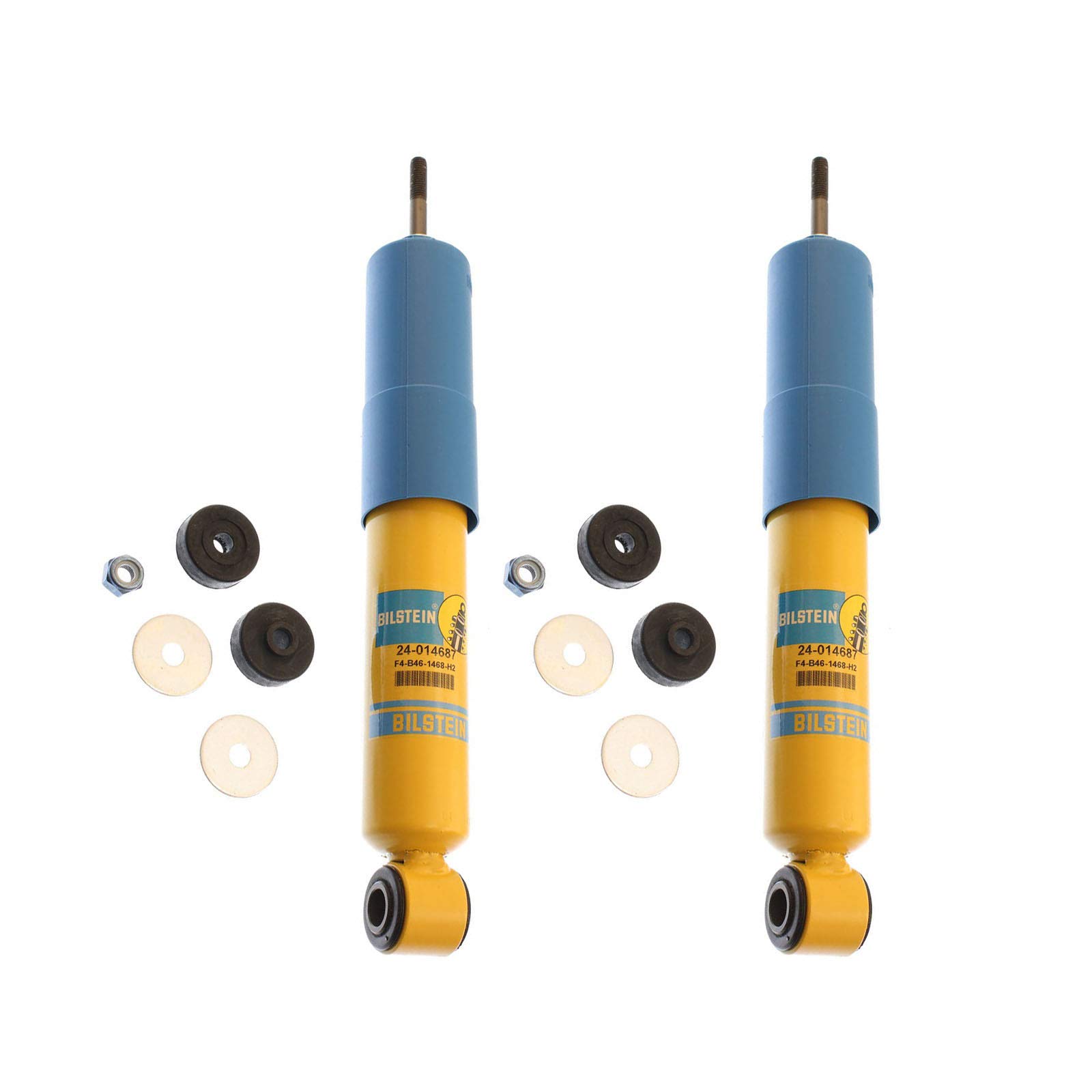 Bilstein 4600 Monotube Shock Absorbers - Front Pair for 1990-1995 Toyota 4Runner 4WD/RWD - Heavy Duty Off-Road & Towing Performance