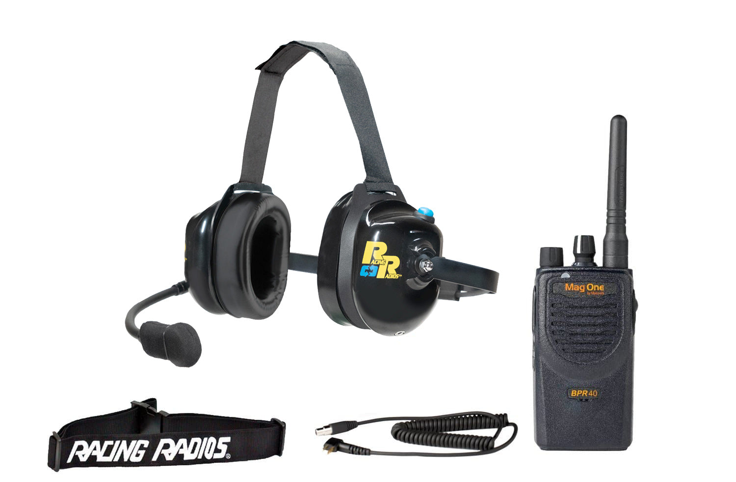 MagOne BPR 40 Walkie Talkie 2-Way Radio Crew Member Package - Long Range Communication for Construction, Warehouse & Event Teams