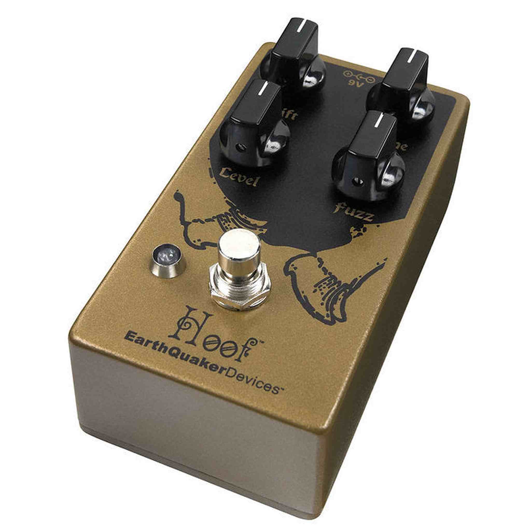 Earthquaker Devices Hoof V2 Germanium Fuzz Guitar Effects Pedal - Vintage Tone for Rock, Blues & Stoner Metal Guitarists | Stage & Studio Use