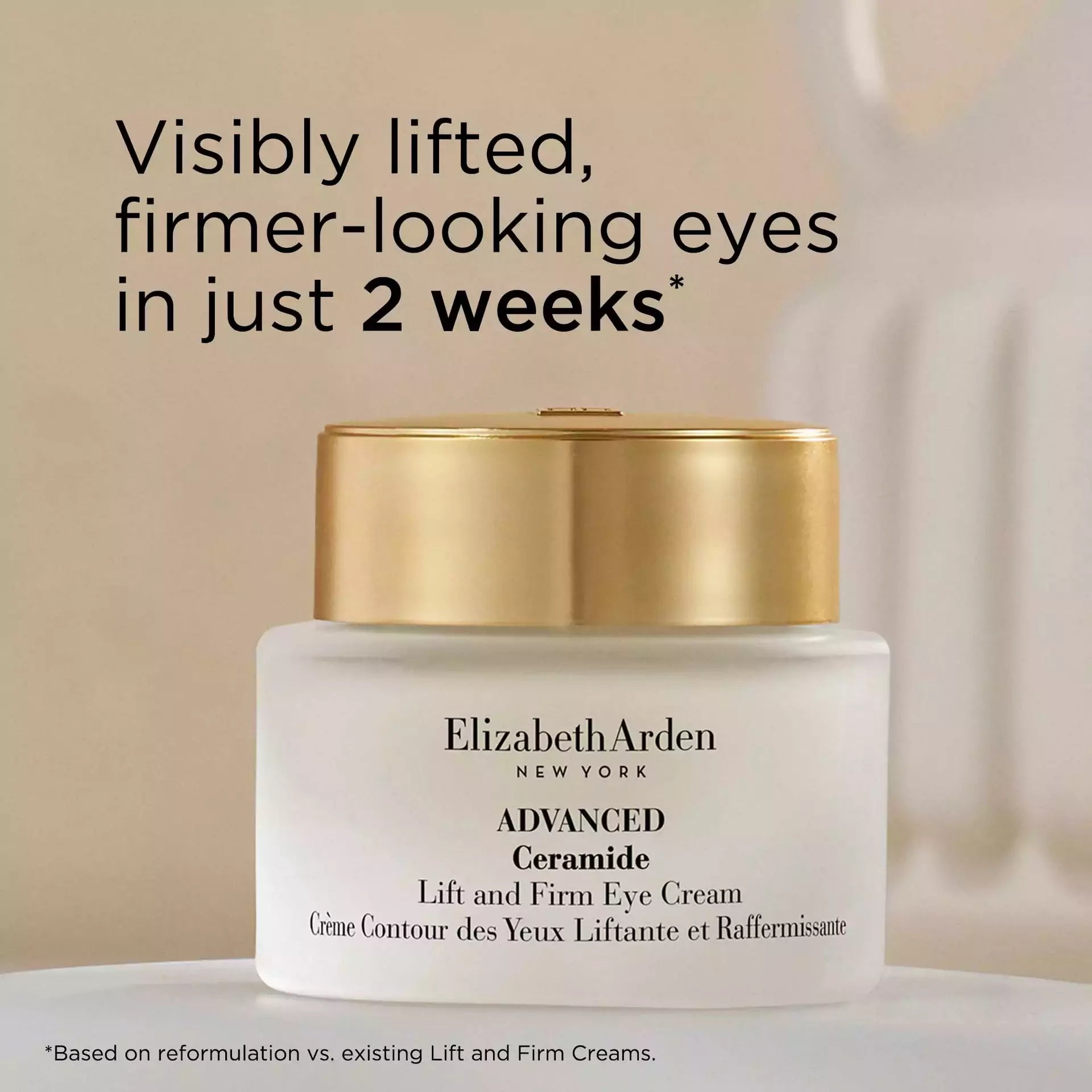 Best Ceramide Lift & Firm Eye Cream for Wrinkles & Dark Circles - Anti-Aging Treatment for Puffy Eyes & Fine Lines - Perfect for Night & Day Use