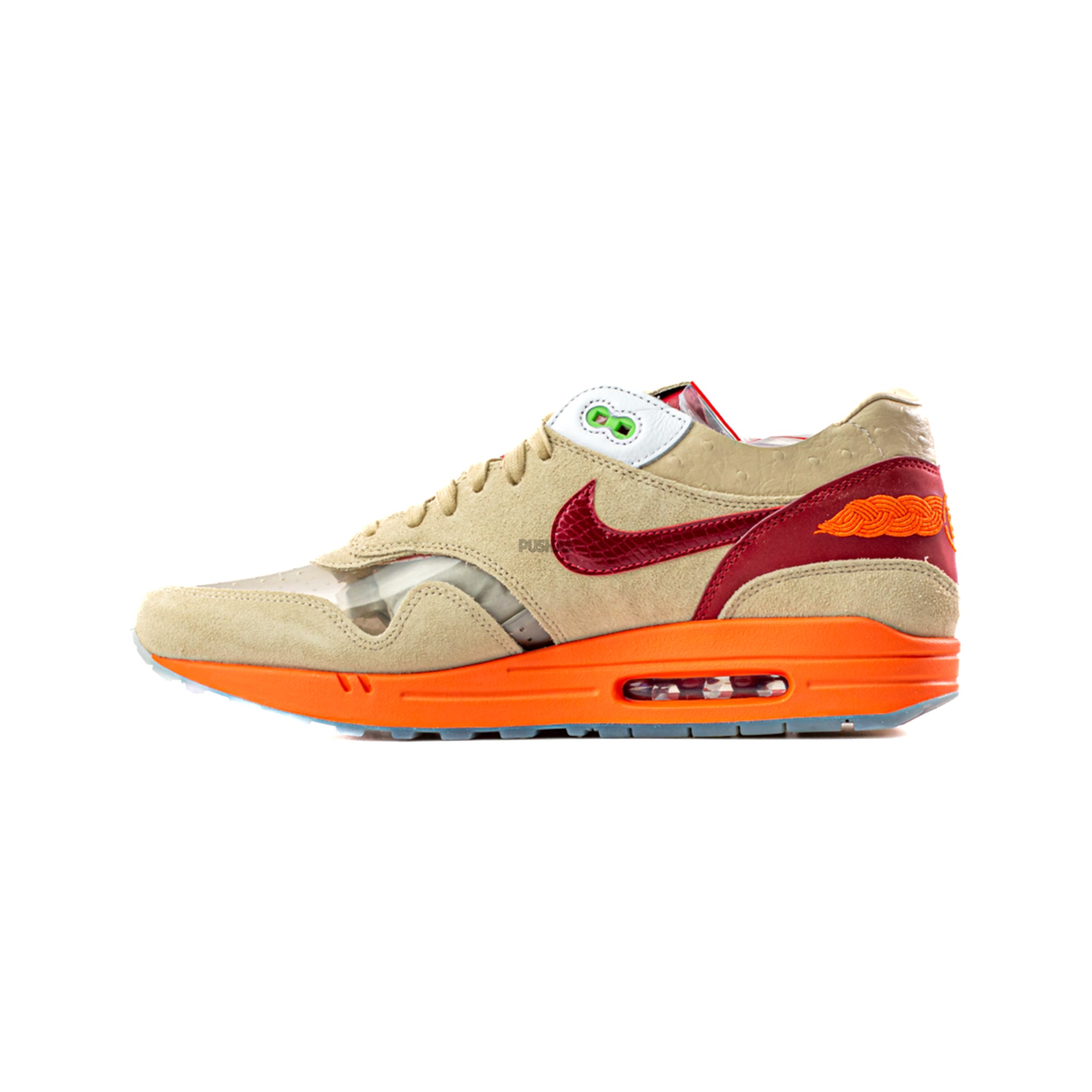 Nike Air Max 1 x CLOT 'Kiss of Death' Sneakers (2021 Release) - Limited Edition Collaboration Shoes for Running, Streetwear & Sneaker Collectors