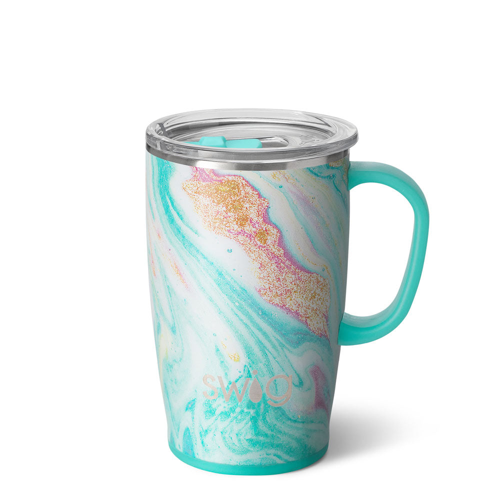 18oz Wanderlust Travel Mug - Insulated Stainless Steel Coffee Tumbler with Lid, Leak-Proof for Hot & Cold Drinks - Perfect for Commuting, Camping & Outdoor Adventures