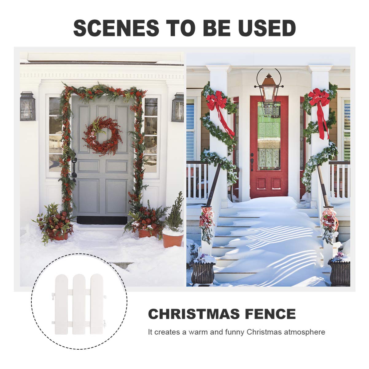 ABOOFAN 10Pcs White Plastic Miniature Fairy Garden Fence - 20X17CM DIY Picket Fence for Dollhouse, Yard, Lawn & Plant Decor | Perfect for Fairy Gardens, Landscape Edging & Home Decoration