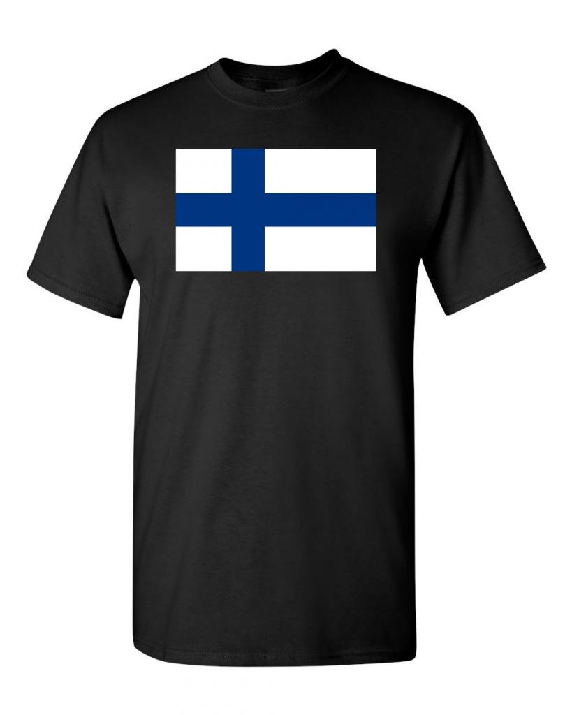 Finland Country Flag Design Men's T-Shirt - Comfortable Cotton Tee for Patriotic Fans, Sports Events & Casual Wear