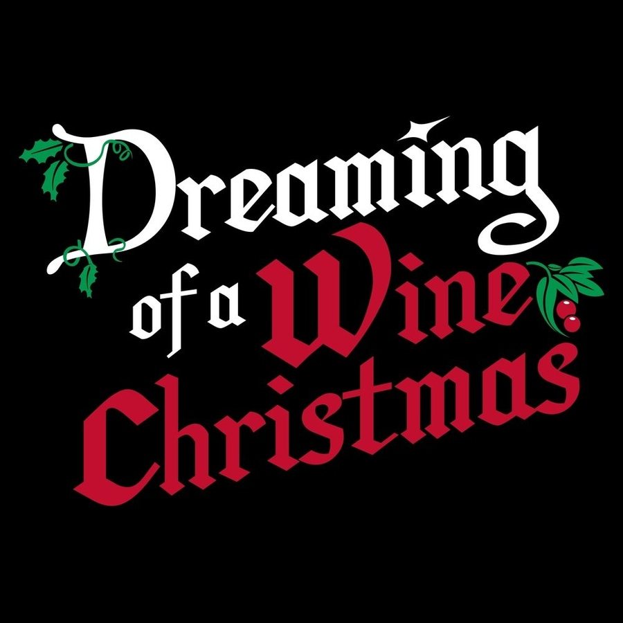 Women's Christmas Wine Hoodie - Cozy Black Pullover for Holiday Parties & Festive Gatherings