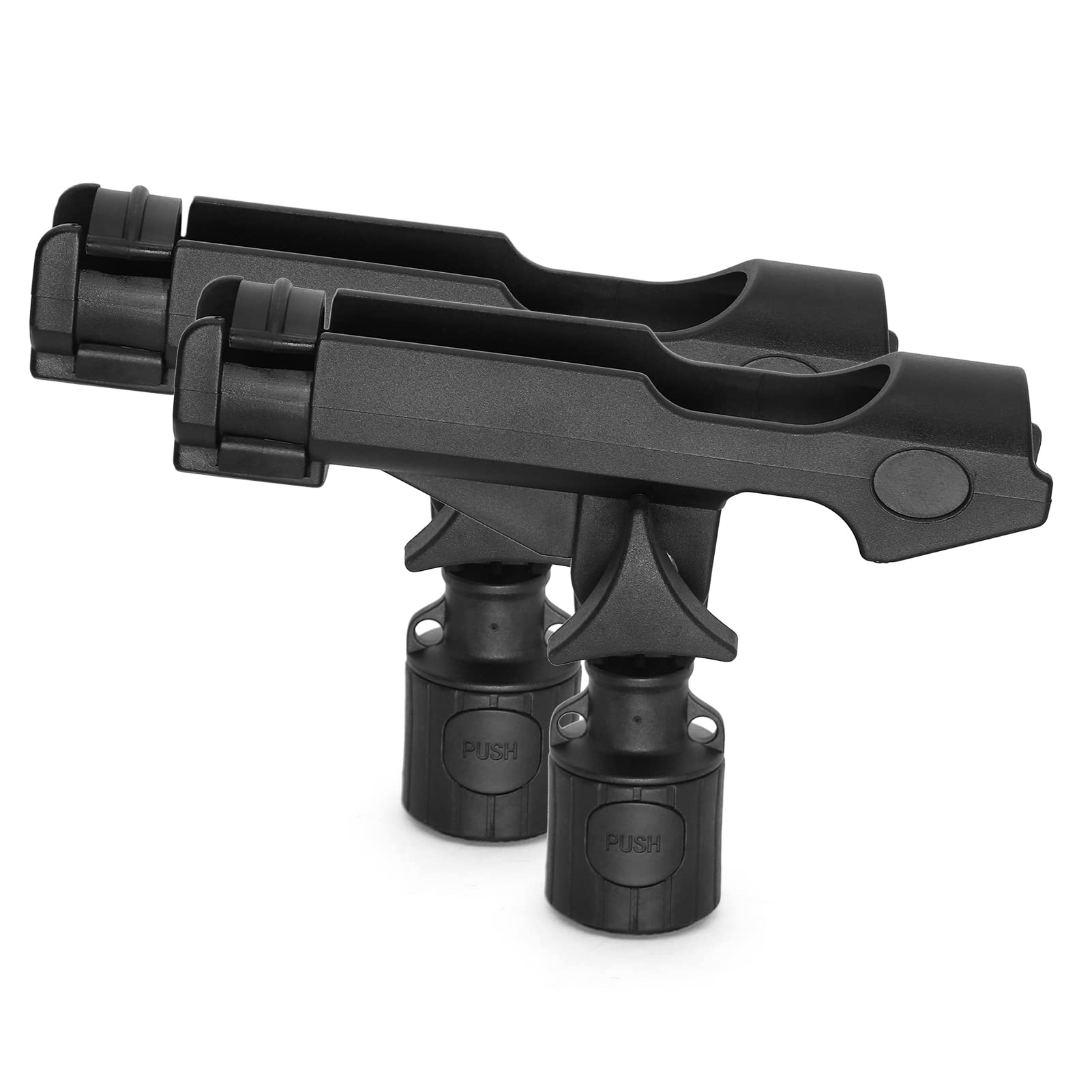 Lixada Adjustable Fishing Rod Holder & Stand - Universal Kayak Rail Mount for Secure Pole Storage | Perfect for Kayak Fishing, Boat Angling & Shore Casting