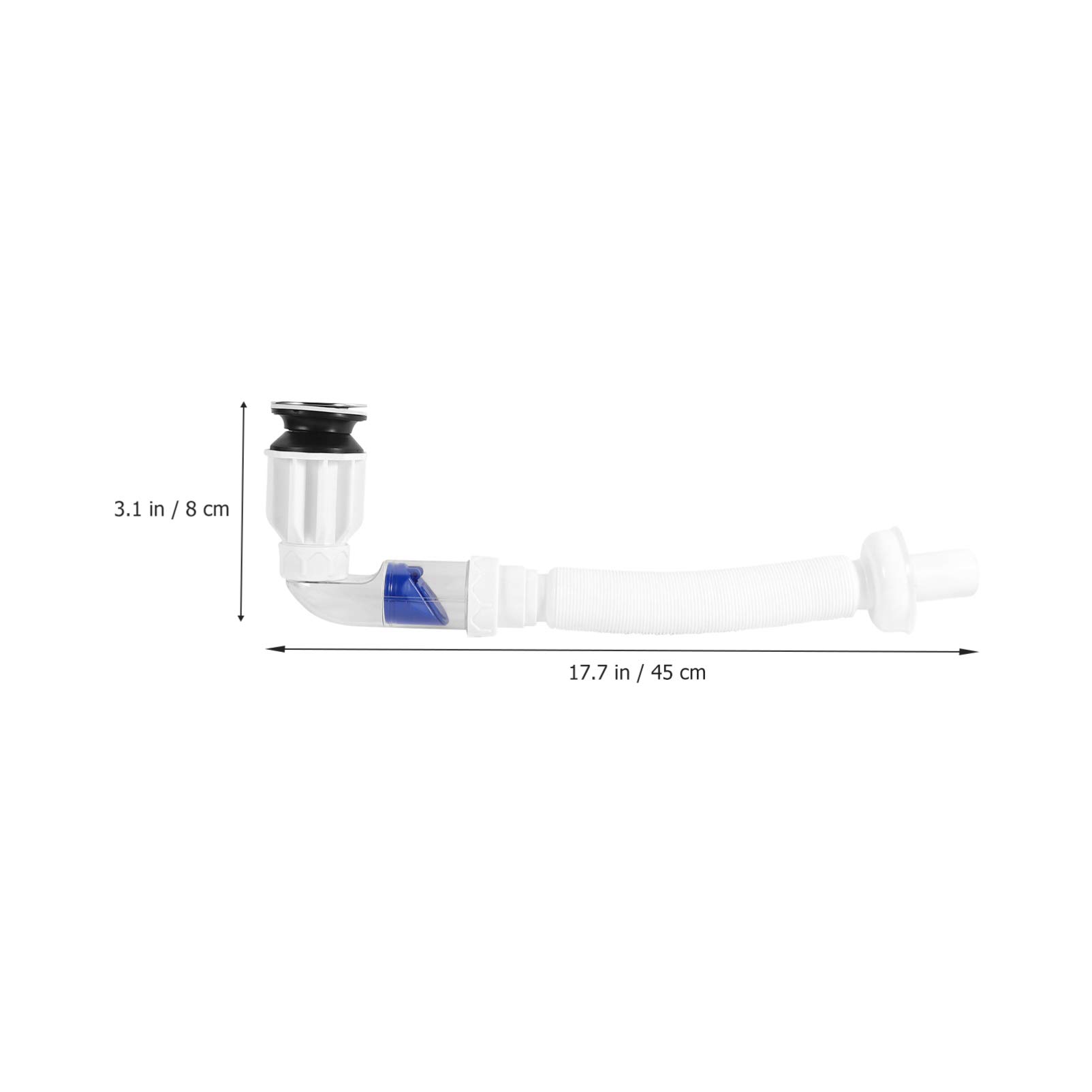 DOITOOL Retractable Hose for Kitchen & Bathroom Sink Drain - Flexible Plastic Tubing for Easy Cleaning