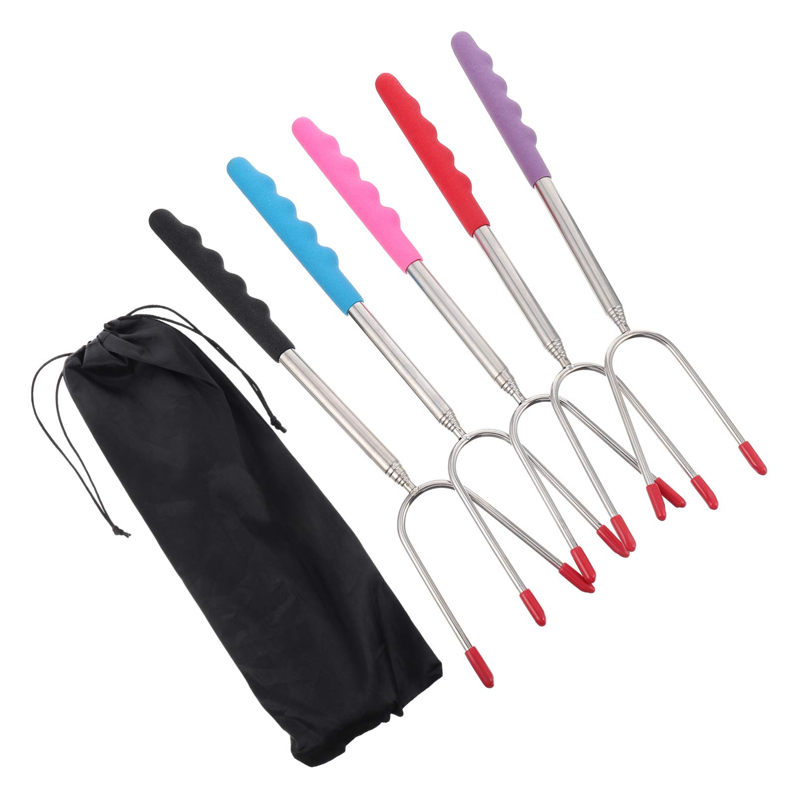 Hemoton 12-Piece Stainless Steel BBQ Skewer Set - 10