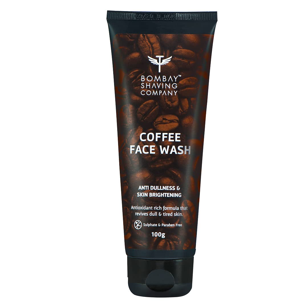 Bombay Shaving Company Charcoal & Coffee Face Wash for Men - Deep Cleansing, Oil Control & Exfoliation - Perfect for Daily Skincare Routine & Acne-Prone Skin