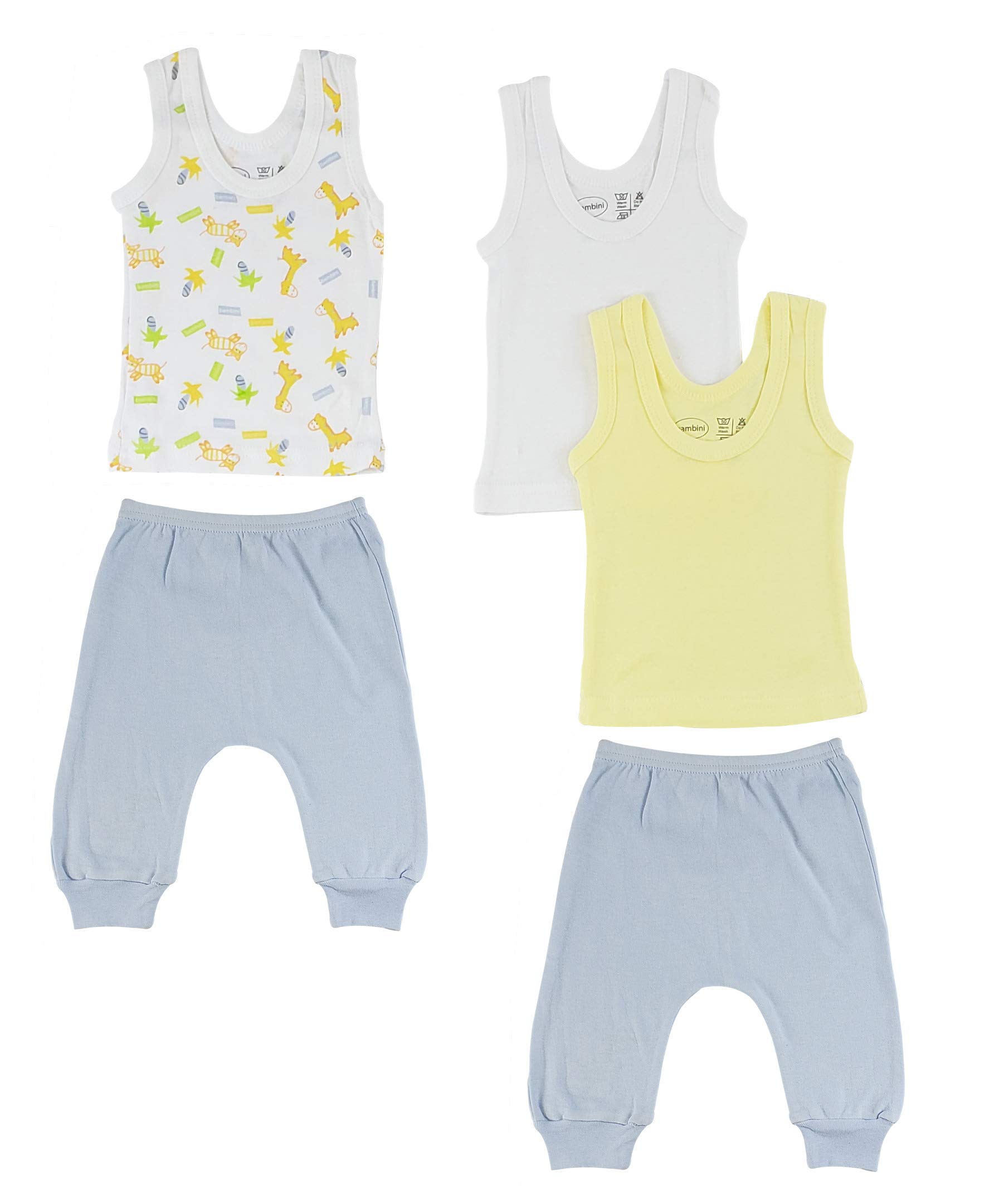 Boys' Tank Tops and Joggers Set | Comfortable Bambini Activewear for Play & Sports | Perfect for Summer, Gym, and Casual Wear