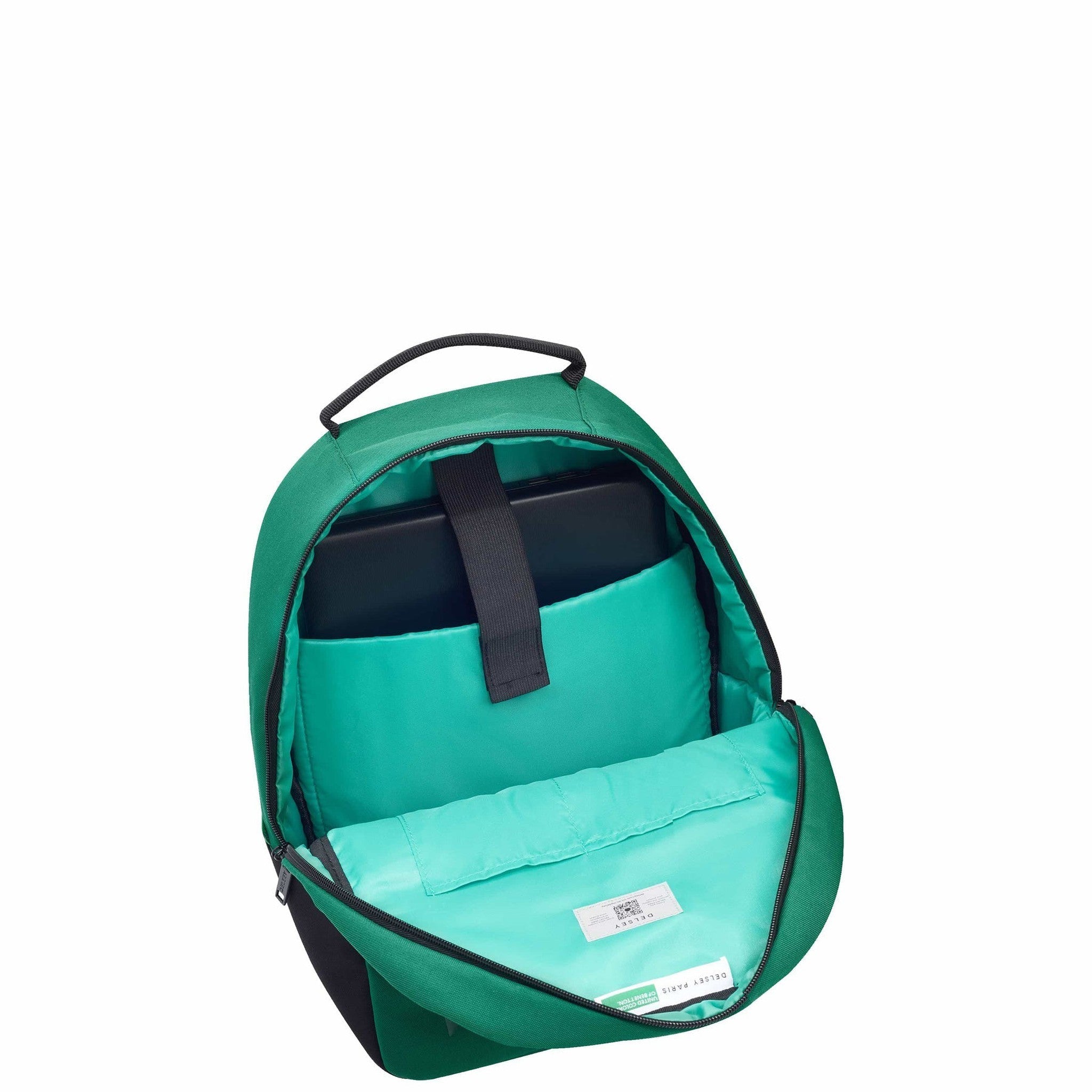 Delsey Fabrica Round Backpack - Stylish & Durable Travel Backpack for Women & Men, Perfect for Commuting, School & Outdoor Adventures