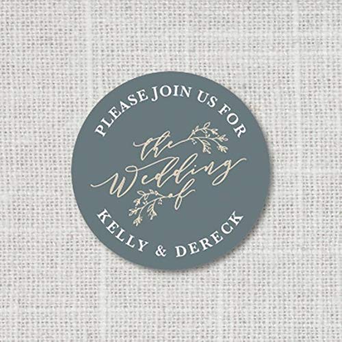 Custom Wedding Stickers - 