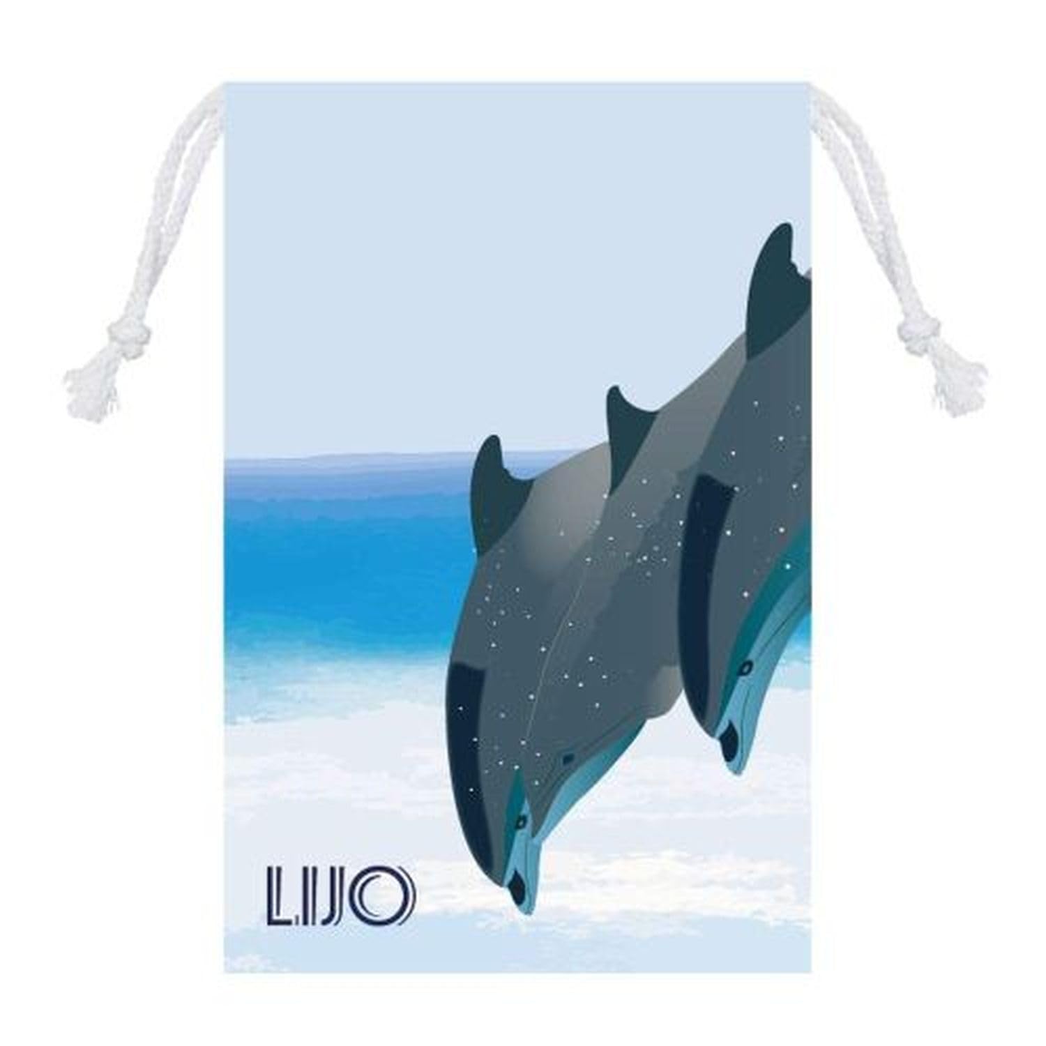 **Lijo Oversized Dolphin Beach Towel - Extra Large, Quick Dry & Lightweight for Men & Women | Absorbent Fabric for Spa, Pool, Gym & Travel | Perfect for Beach, Picnics & Backpacking**