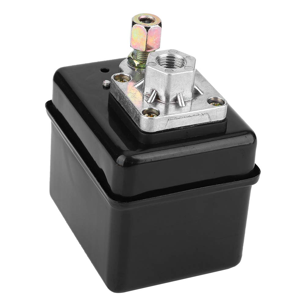 Air Compressor Pressure Control Switch - Heavy Duty Iron Construction for Stable Performance | Perfect for HVAC Systems, Pneumatic Tools & Industrial Machinery