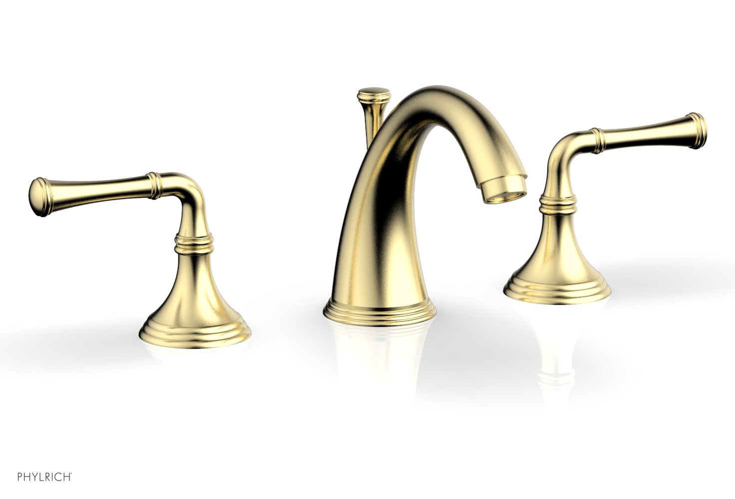 3-Hole Widespread Bathroom Faucet - D205 Brushed Nickel Finish for Vanity Sink - Perfect for Modern Home & Commercial Restrooms