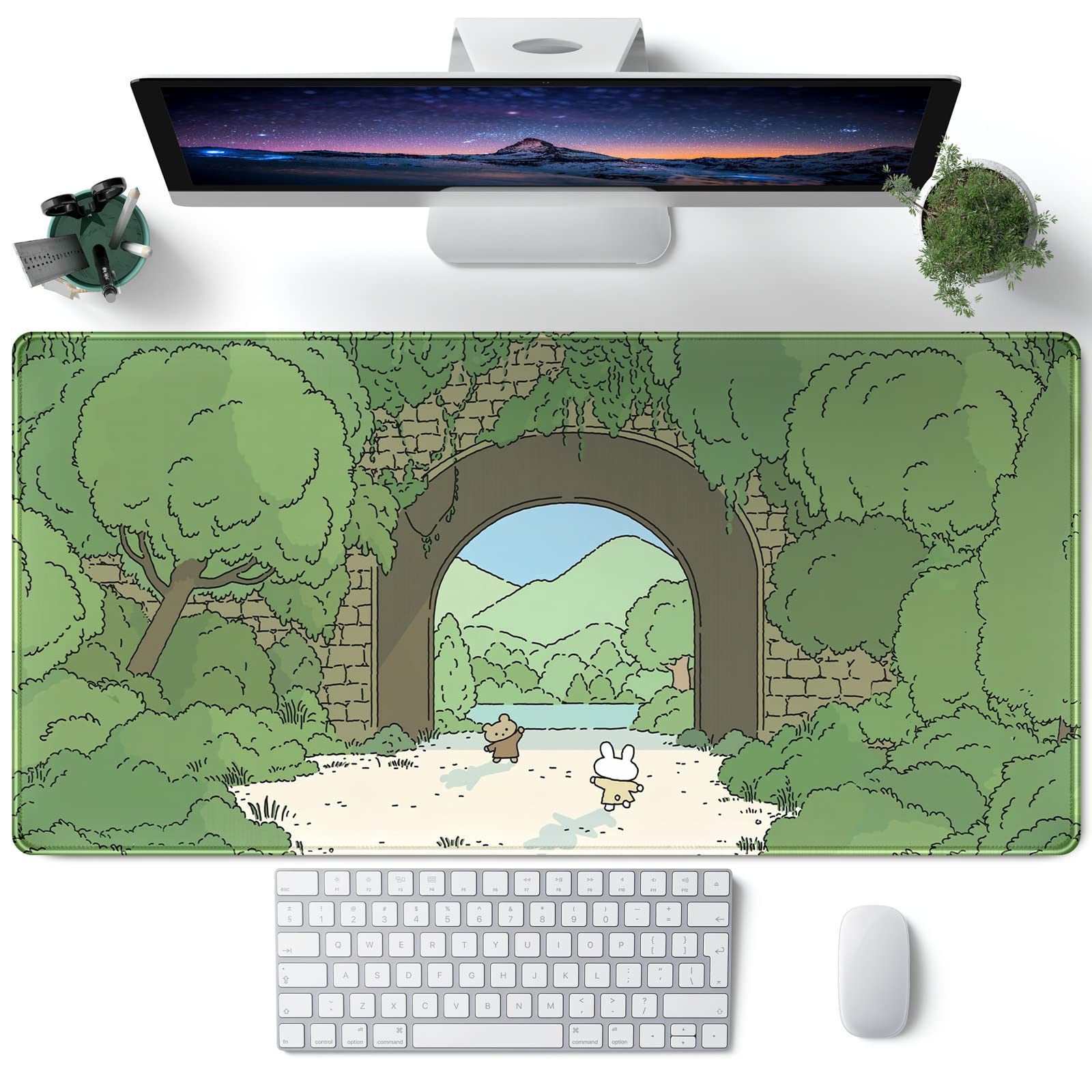 Kawaii Anime Gaming Mouse Pad XXL (31.5