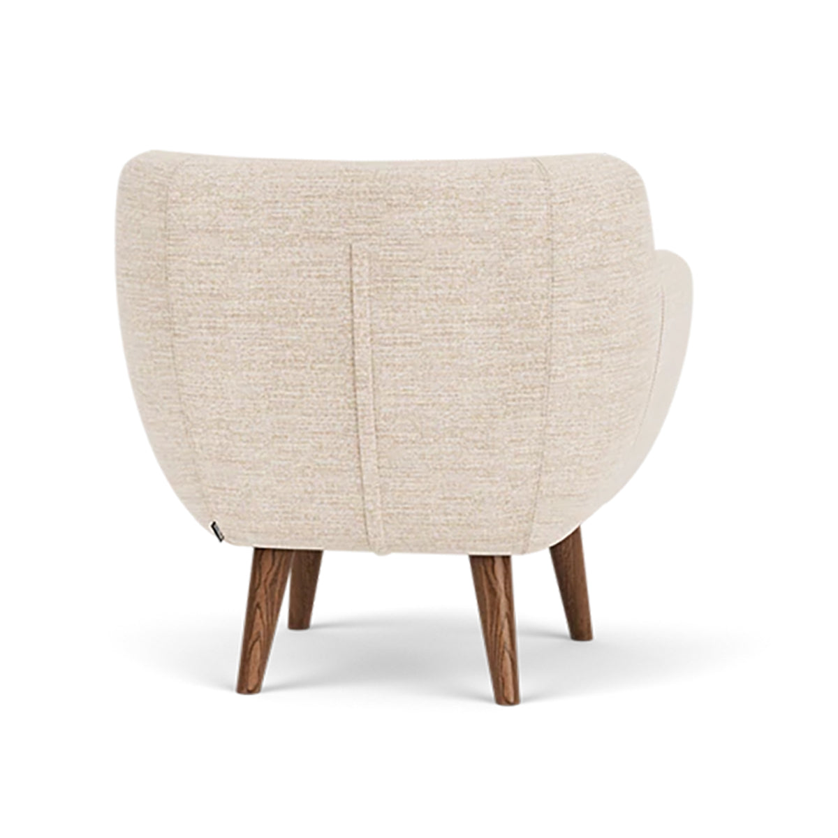 Anne Fabric Armchair - Modern Upholstered Accent Chair for Living Room, Bedroom & Office - Comfortable Lounge Chair with Sturdy Wooden Legs (Perfect for Reading, Relaxing & Home Decor)