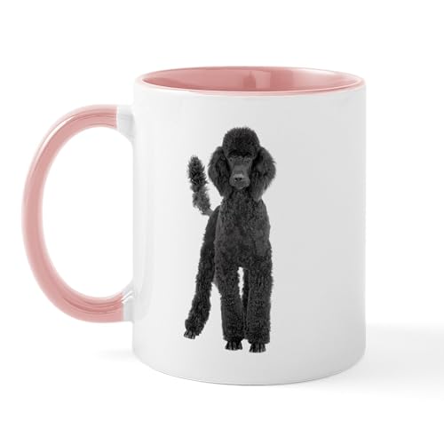 White/Pink Inside - Poodle Picture Mug