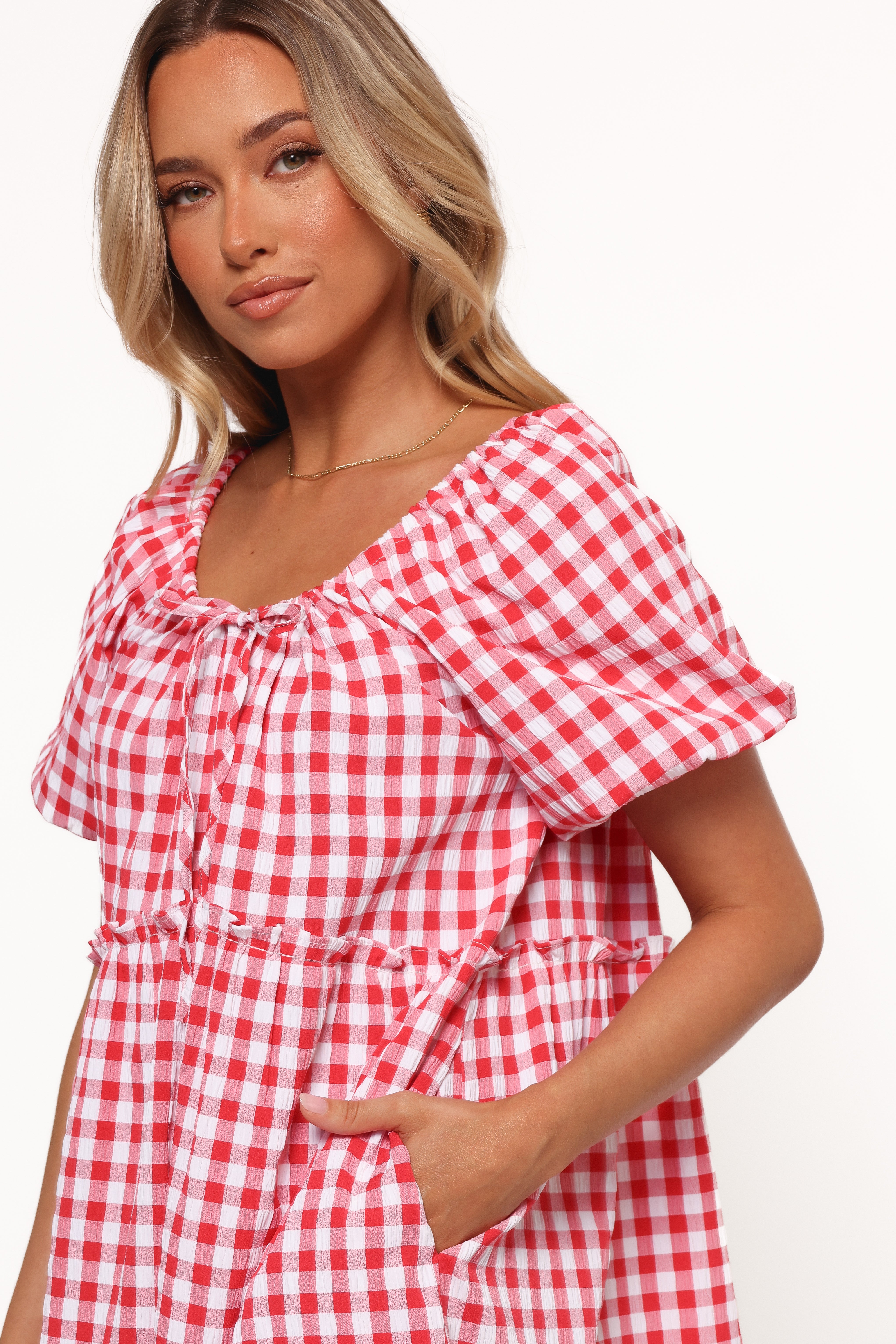 Dorothea Mini Dress for Women - Elegant Red Party Dress for Night Out, Date Night, Cocktail Party & Special Occasions