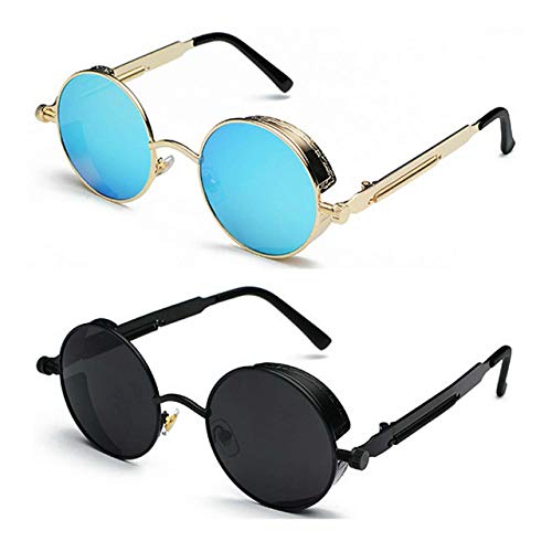 Gold Blue & Black Grey
