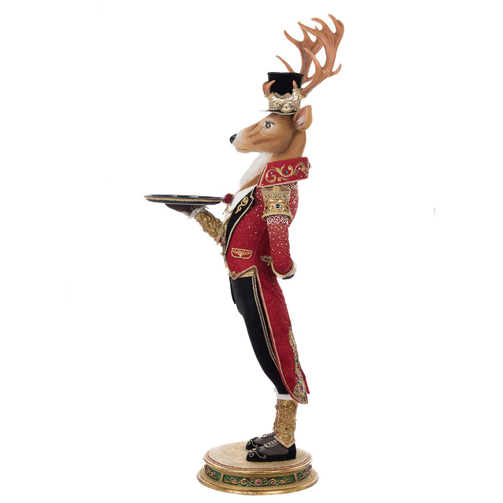48 Inch Christmas Ball Reindeer Butler - Festive Holiday Decor for Home, Office & Party | Katherine's Collection