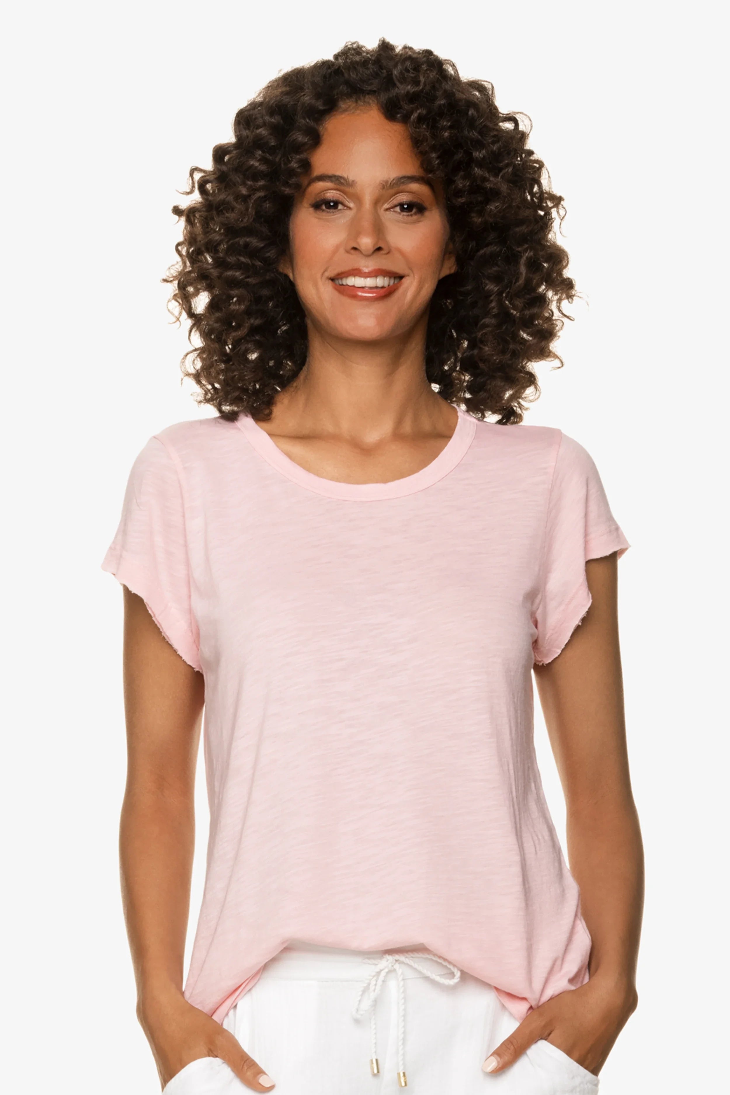 Classic Cotton T-Shirt for Men & Women | Soft Shell Pink Tee | Casual Wear, Everyday Outfit, Street Style Fashion