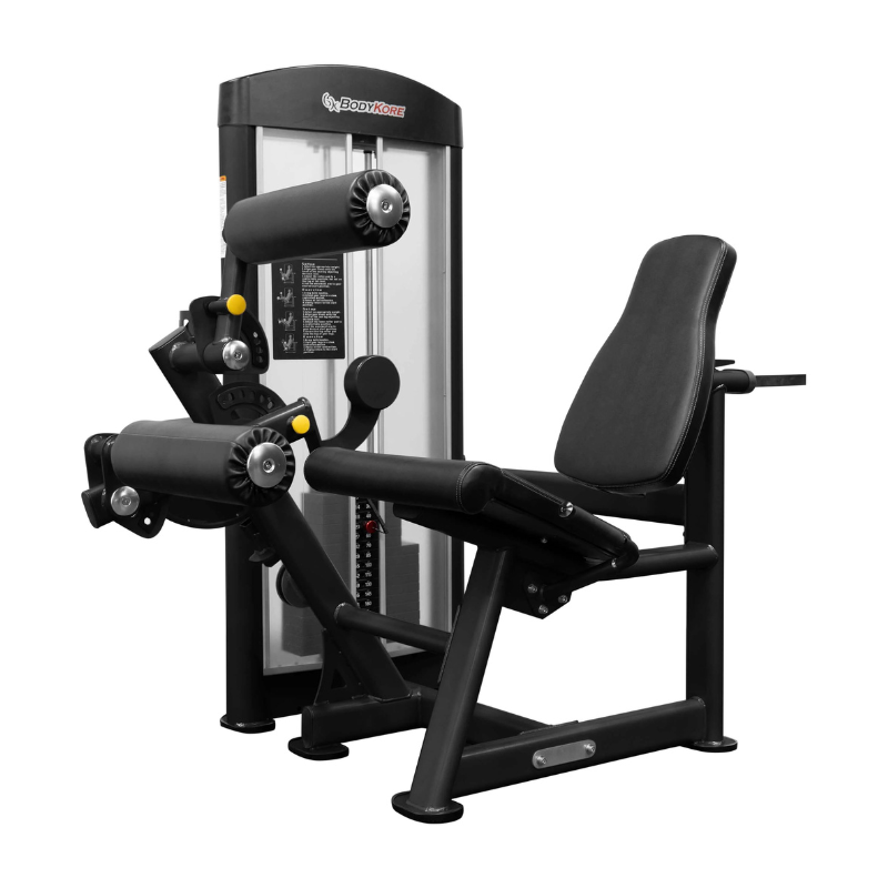 BodyKore Isolation Series Leg Extension & Leg Curl Machine GR639 - Professional Home Gym Equipment for Leg Workouts & Strength Training