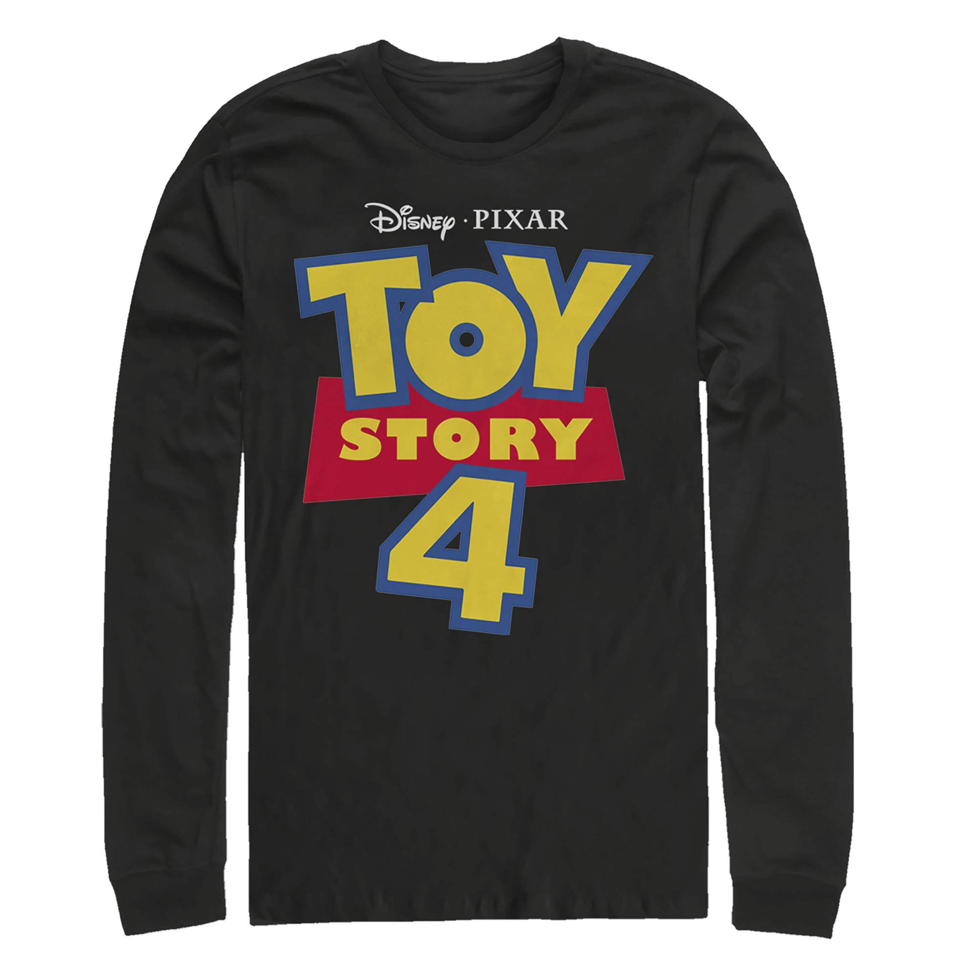 Men's Toy Story Classic Logo Long Sleeve T-Shirt | Disney Pixar Graphic Tee | Casual Wear for Fans & Collectors | Perfect for Movie Nights, Cosplay & Everyday Outfits