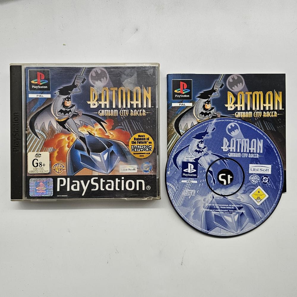 Batman Gotham City Racer PS1 Game - Playstation 1 PAL Version - Classic Superhero Racing Adventure for Retro Gaming Enthusiasts