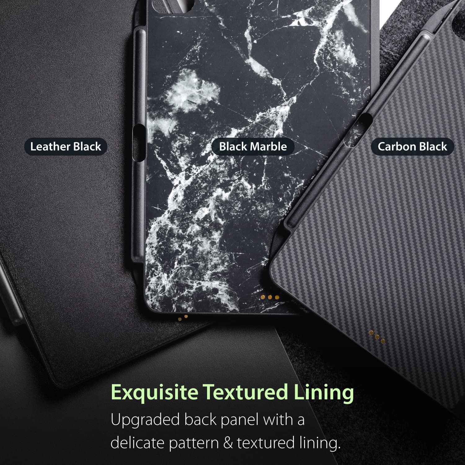 SWITCHEASY Carbon Texture CoverBuddy iPad Pro 11 Case - Compatible with Magic Keyboard & Includes Paper Texture Screen Protector | Slim Protective Cover for iPad Pro 11 Inch | Perfect for Work, Travel & Creative Professionals