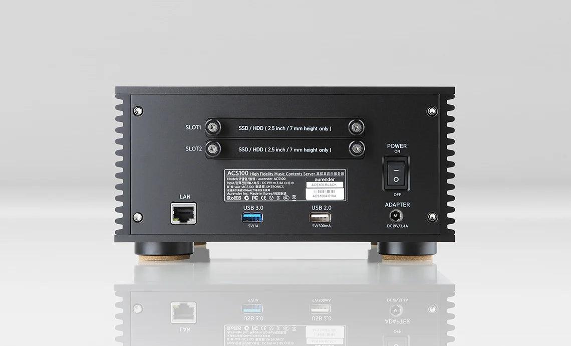 Aurender ACS100 High-End Network Audio Transport, CD Ripper & Music Server - Perfect for Audiophiles & Home Theater Systems