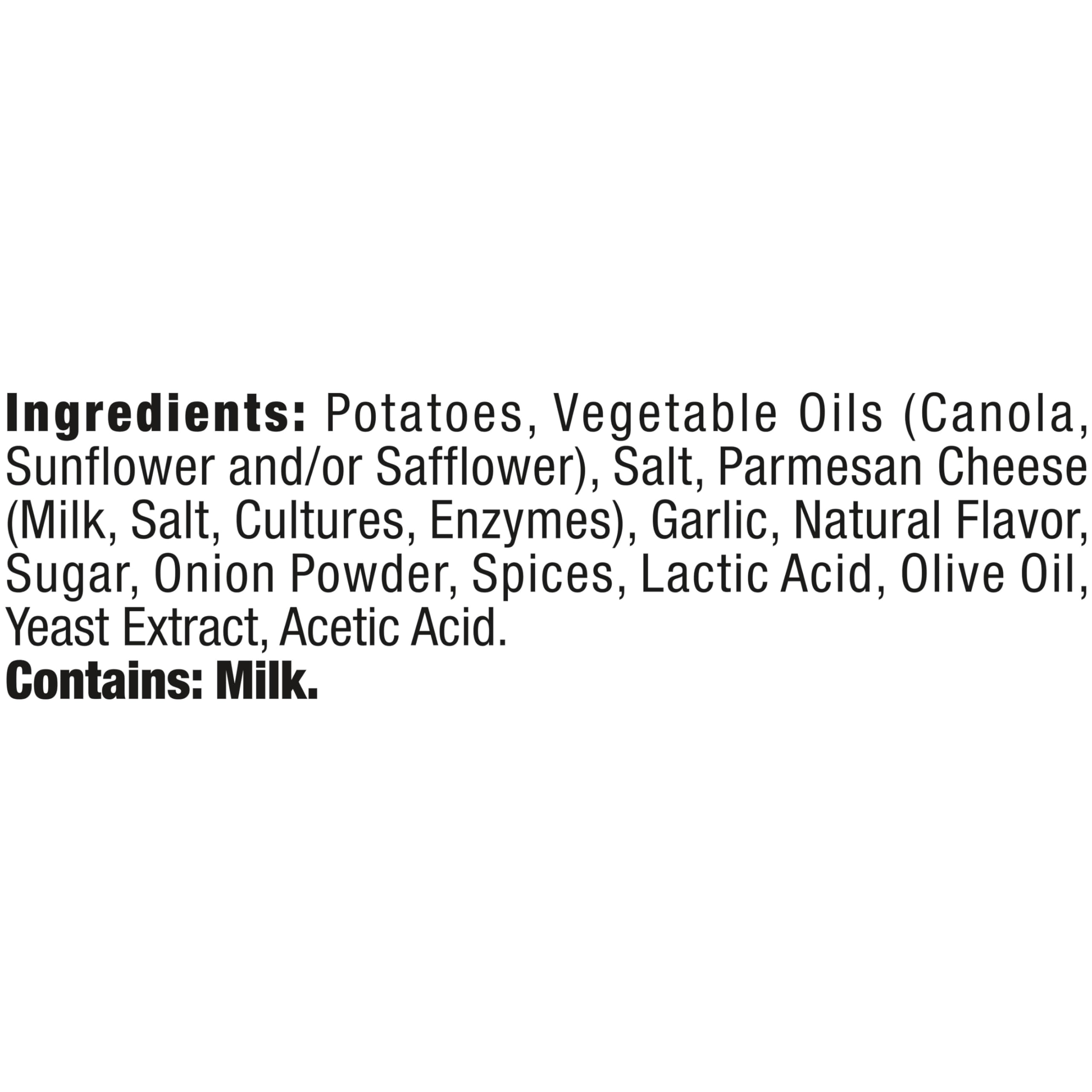 Kettle Brand Parmesan Garlic Potato Chips - 7.5 Oz Bag - Crunchy Snack for Parties, Picnics & Game Nights