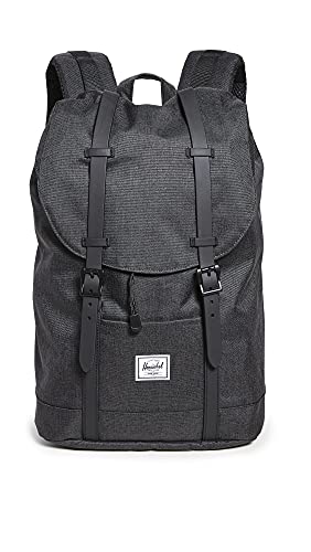 Black Crosshatch/Black Rubber