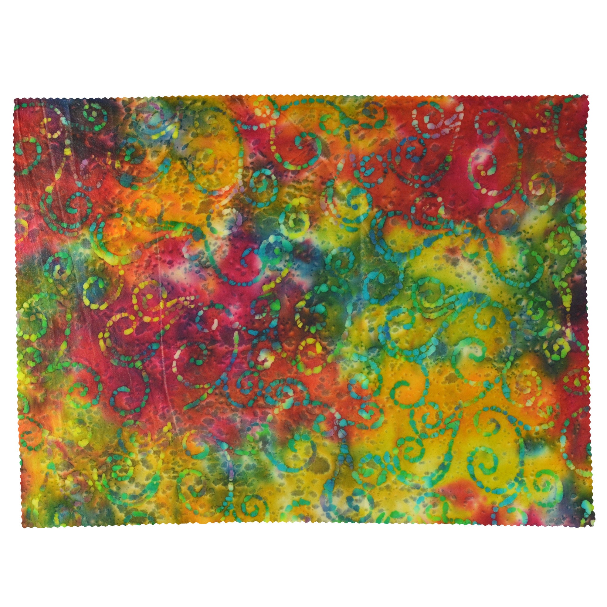 Eco-Friendly Beeswax Food Wrap - Reusable Batik Pattern Platter Cover for Sustainable Food Storage | Perfect for Picnics, Lunch Boxes & Leftovers