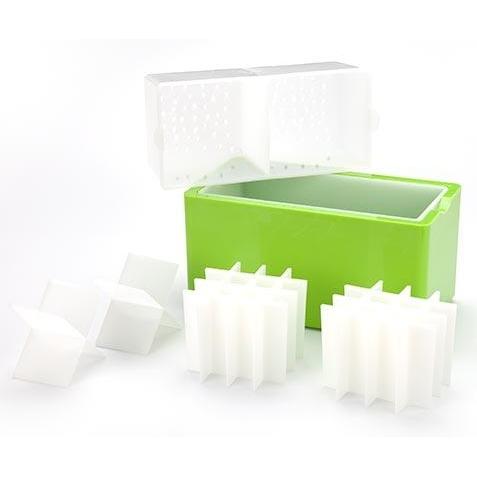 Silicone Ice Cube Tray with Lid - BPA Free, Flexible & Durable - Perfect for Cocktails, Iced Coffee & Party Drinks