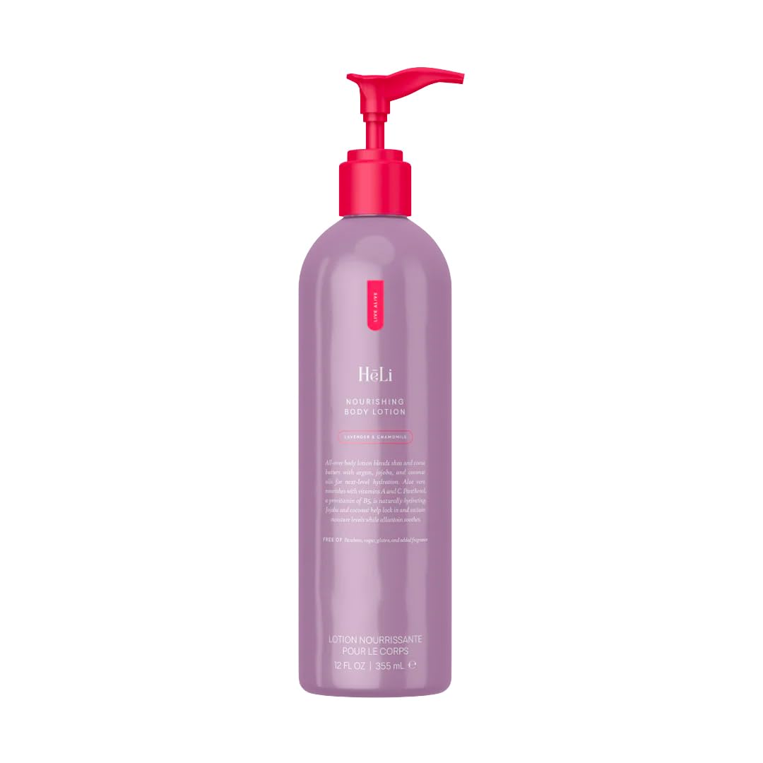 Pure Romance Nourishing Body Lotion with Lavender & Chamomile - Hydrating Moisturizer for Dry Skin | Relaxing Aromatherapy for Bedtime & Self-Care Routine